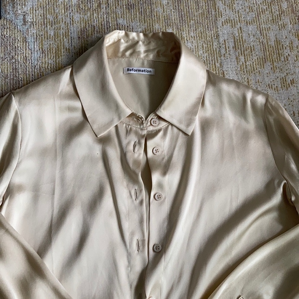 Reformation IVORY - SIZE SMALL
